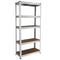 Heavy Duty Steel & MDF 5 Tier Galvanized Racking Shelf -