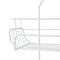 Shower Caddy in White Nano Powder Coating 3 Tier Hanging -
