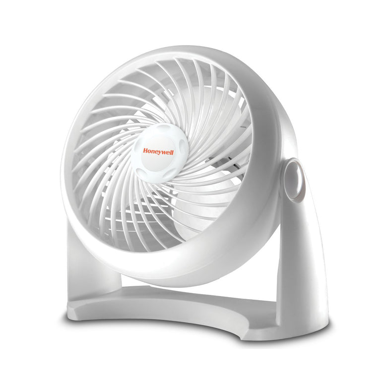 White Honeywell Turbo Fan Wall Mountable 3 Speed Home Office Desk Fan